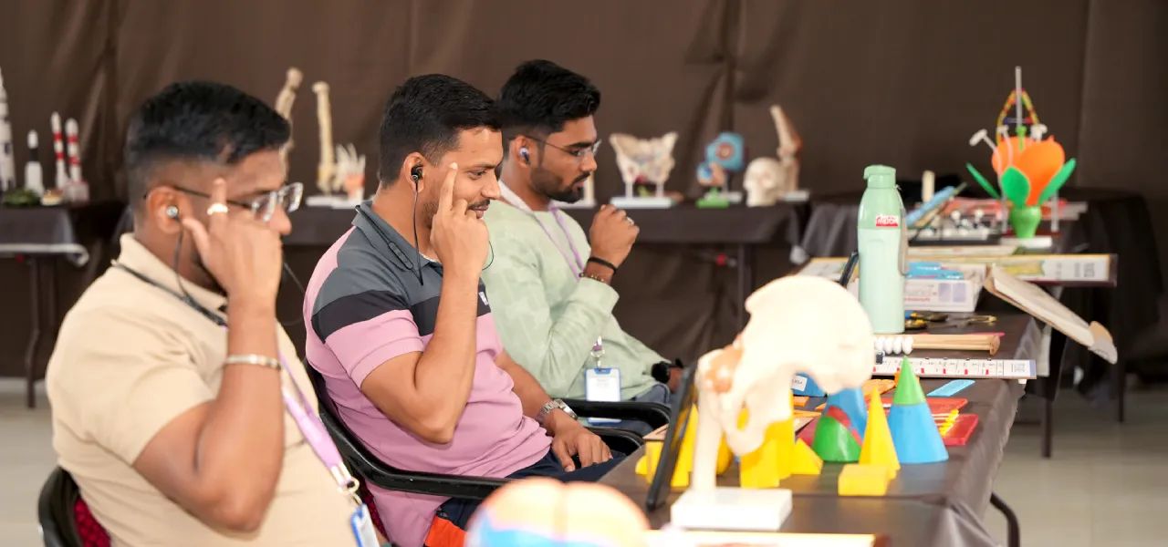 Deaf Student Studying